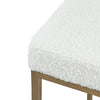 Beverly | Backless Metal Boucle Fabric Bar Stools