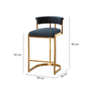 Beverly | Modern Velvet Boucle Fabric Bar Stools