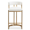 Beverly | Modern Velvet Boucle Fabric Bar Stools