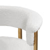 Beverly | Modern Velvet Boucle Fabric Bar Stools