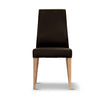 Blake | Modern Black & Silver PU Leather Wooden Dining Chairs | Set Of 2