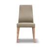Blake | Modern Black & Silver PU Leather Wooden Dining Chairs | Set Of 2
