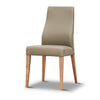 Blake | Modern Black & Silver PU Leather Wooden Dining Chairs | Set Of 2