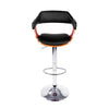 Bolton | Modern Black PU leather Wooden Bar Stools | Set Of 2