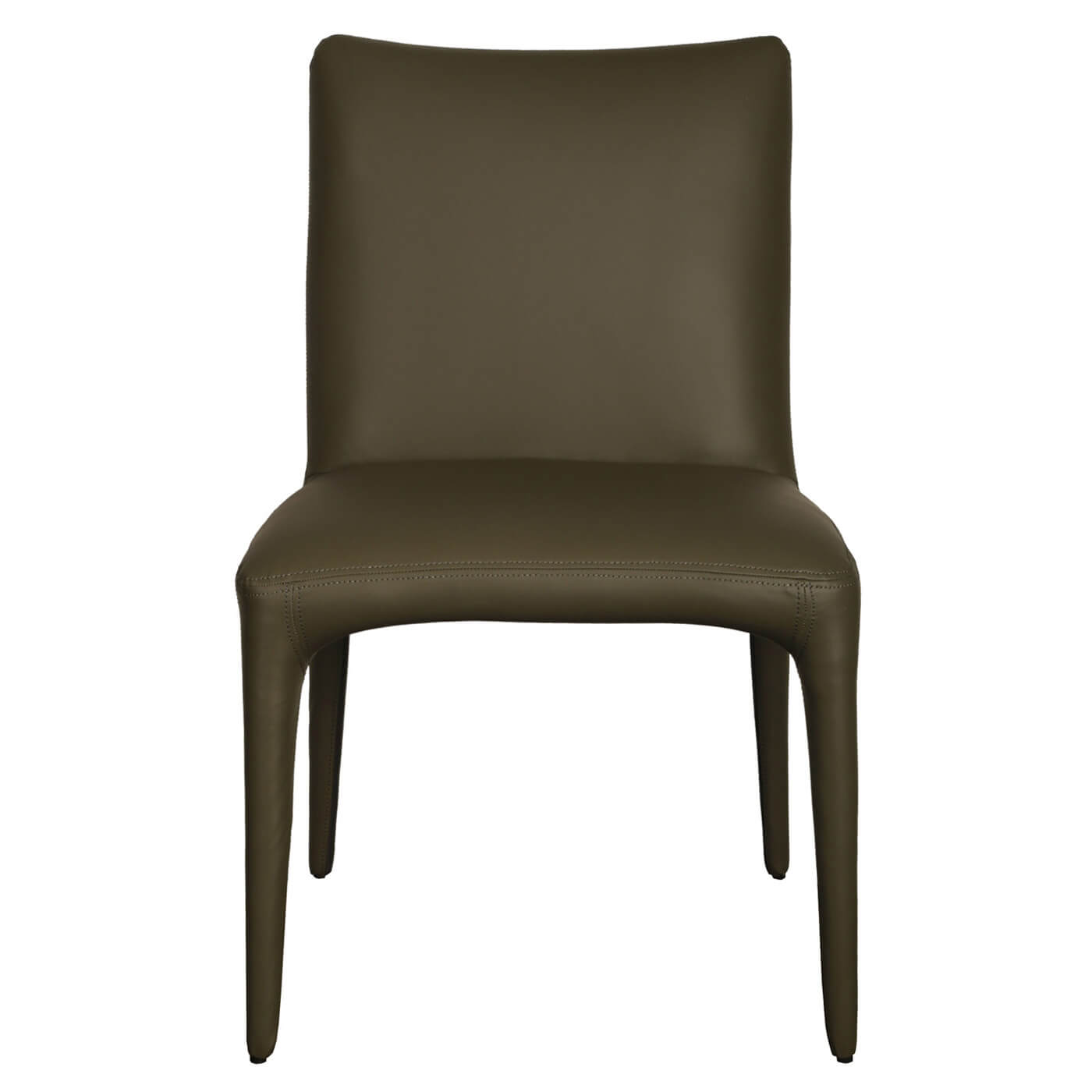 Bravo | Modern Olive PU Leather Dining Chairs | Set Of 2 | Olive