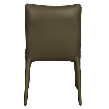 Bravo | Modern Olive PU Leather Dining Chairs | Set Of 2 | Olive