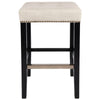 Bristol | French Provincial 76.5 cm Wooden Backless Bar Stool