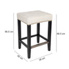 Bristol | French Provincial 66.5 cm Wooden Backless Bar Stool