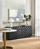 Brookfield | Metal White Marble Effect Round Dining Tables