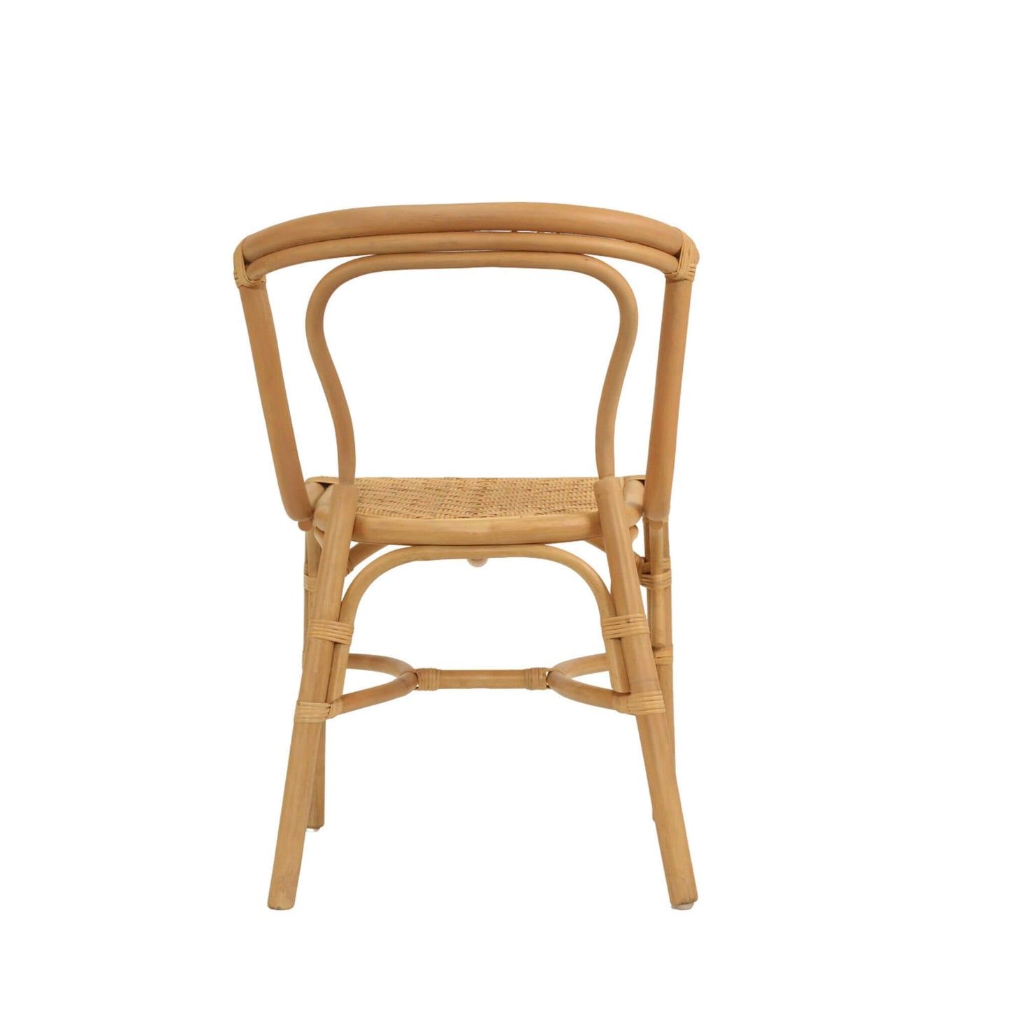 Brookwater | Coastal Black Natural Rattan Dining Chairs | Natural