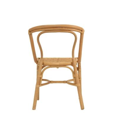 Brookwater | Coastal Black Natural Rattan Dining Chairs | Natural
