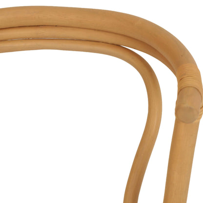 Brookwater | Coastal Black Natural Rattan Dining Chairs | Natural