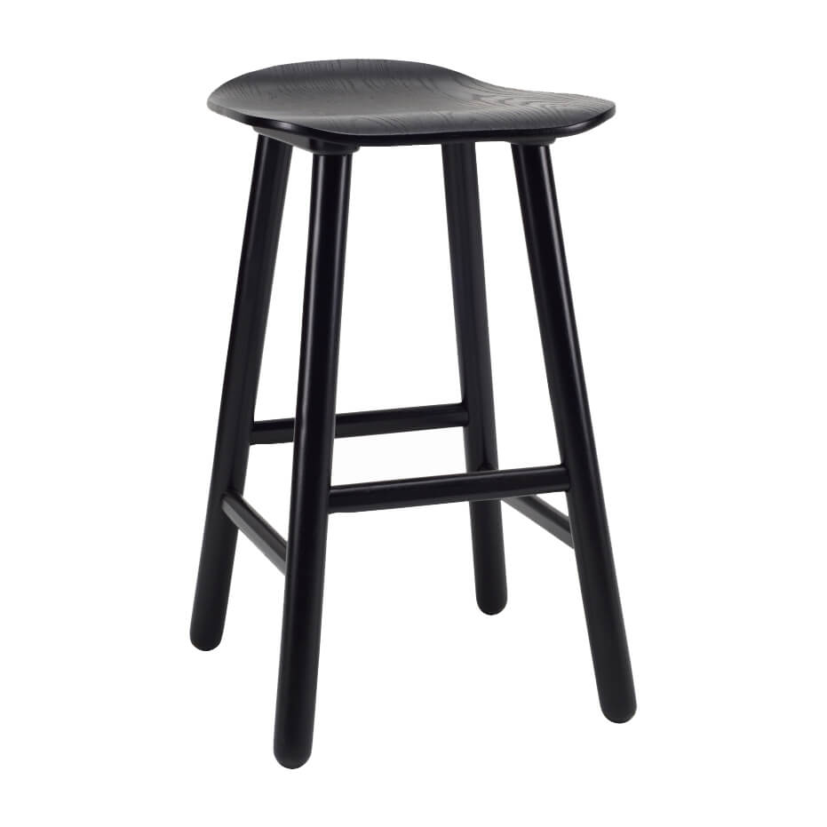 Bulbarin | Contemporary Coastal Wooden Bar Stool