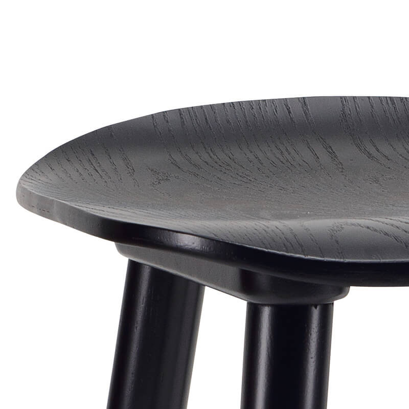Bulbarin | Contemporary Coastal Wooden Bar Stool