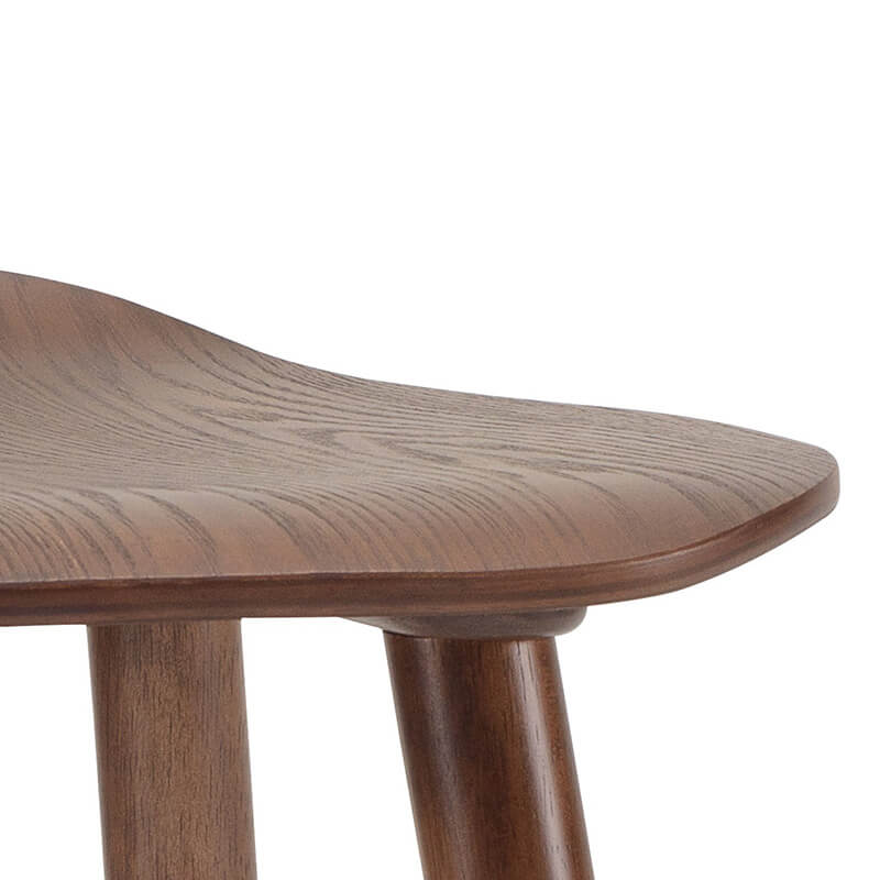 Bulbarin | Contemporary Coastal Wooden Bar Stool
