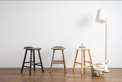 Bulbarin | Contemporary Coastal Wooden Bar Stool