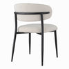 Buller | Mid Century Off White Boucle Fabric Dining Chairs | Set Of 2