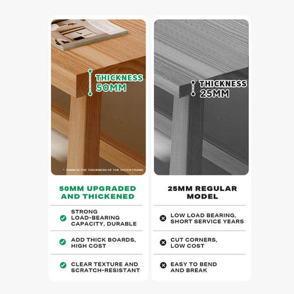 Calais | Natural 1.4m Rectangular Dining Table  | Natural