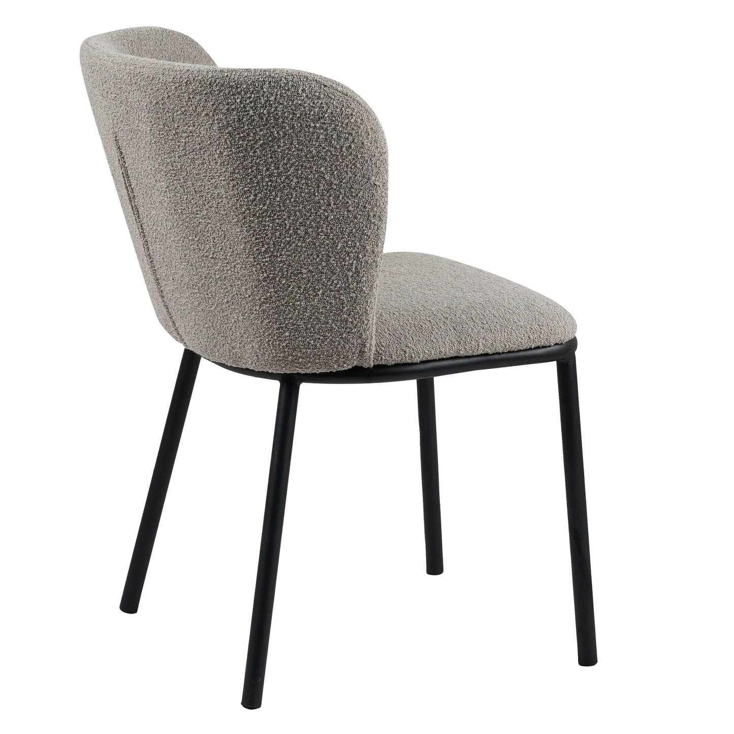 Canterbury | Latte White Fabric Modern Dining Chairs | Set of 2 | Latte
