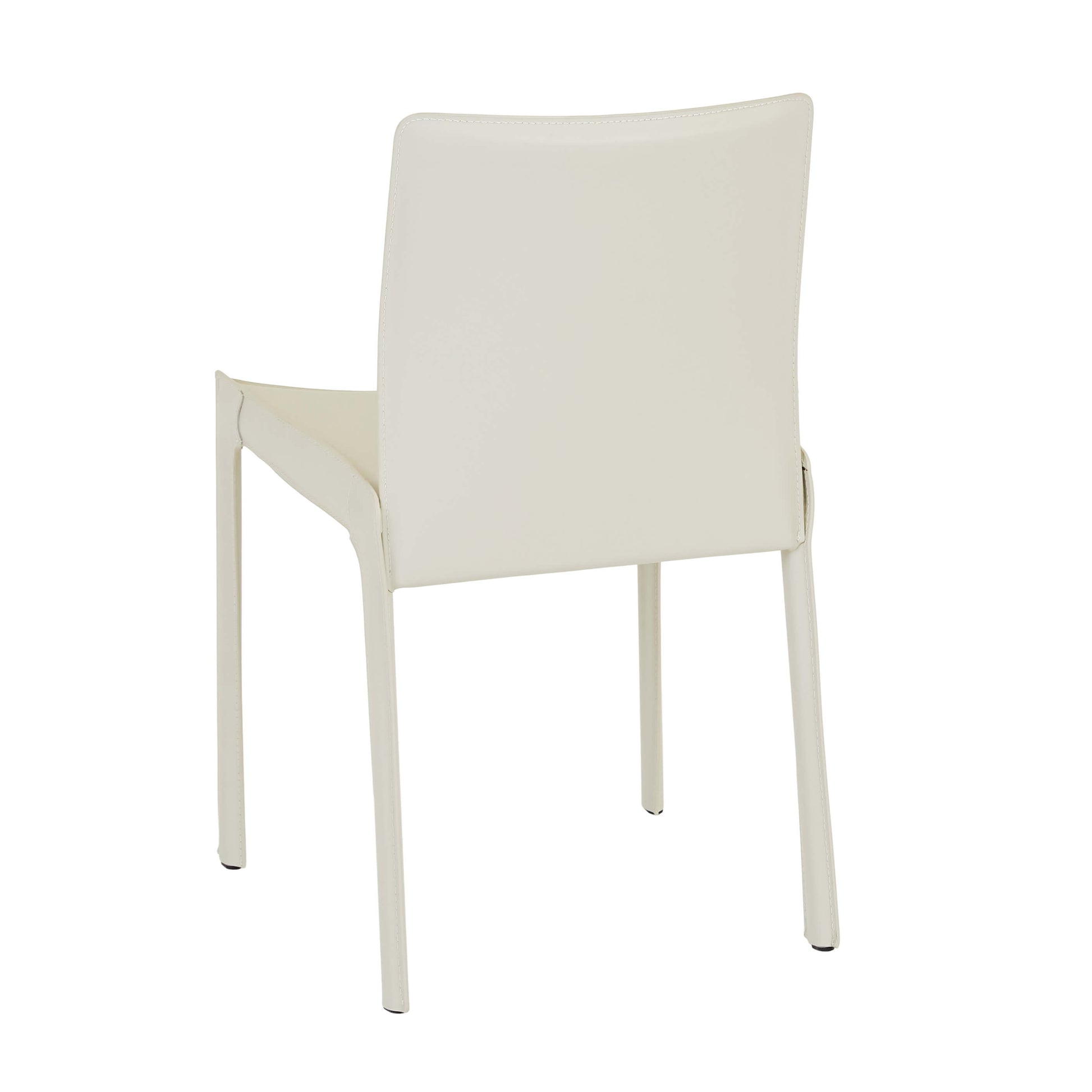 Carlo | Modern Recycled Leather Dining Chairs | Set Of 2 | Linen Grey