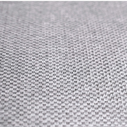 Carmelle Modern Scandinavian Chenille Fabric Dining Chairs With Arms | Grey