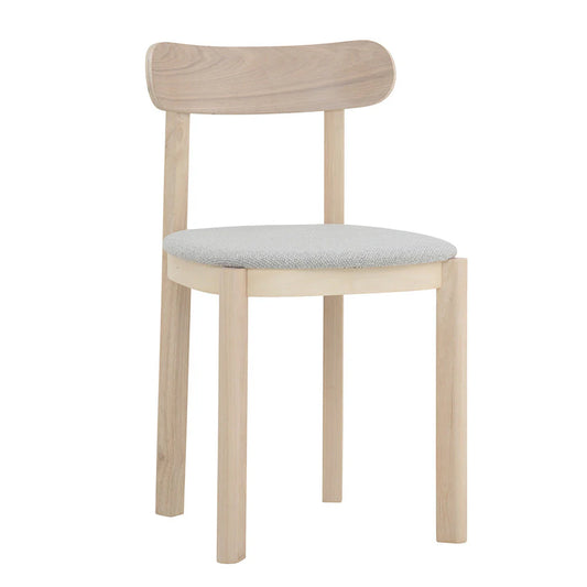 Carnarvon | Modern Light Grey Fabric Dining Chairs | Set Of 2 | Light Grey