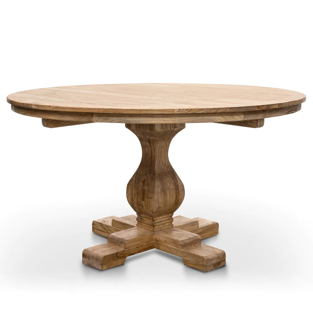 Chadwick | 1.4m Natural Wooden Round Dining Table | Natural