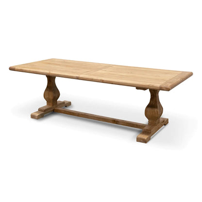 Chadwick | 2.4m Natural Wooden Rectangular Dining Table | Natural