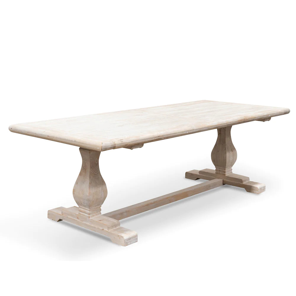 Chadwick | 2.4m Natural Wooden Rectangular Dining Table