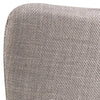 Charlton | Light Grey Upholstered Metal Modern Dining Chair With Arms