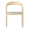 Clarington | Natural Scandinavian Upholstered Wooden Dining Chairs | Set Of 2