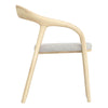 Clarington | Natural Scandinavian Upholstered Wooden Dining Chairs | Set Of 2