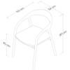 Clarington | Natural Scandinavian Upholstered Wooden Dining Chairs | Set Of 2