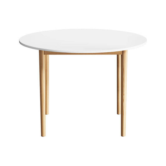 Cobberas | Modern White 4 Seater Wooden Dining Table | White