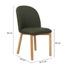 Cohen | Modern Boucle Fabric Dining Chair