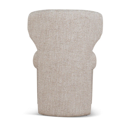 Collaroy | Modern Beige Dark Moss Fabric Wooden Dining Chairs | Pale Beige