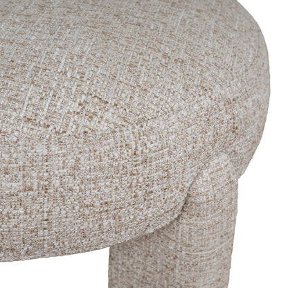 Collaroy | Modern Beige Dark Moss Fabric Wooden Dining Chairs | Pale Beige