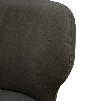 Collaroy | Modern Beige Dark Moss Fabric Wooden Dining Chairs | Moss Green