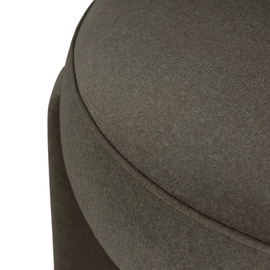 Collaroy | Modern Beige Dark Moss Fabric Wooden Dining Chairs | Moss Green