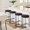 Conondale | Contemporary Metal Fabric Bar Stools