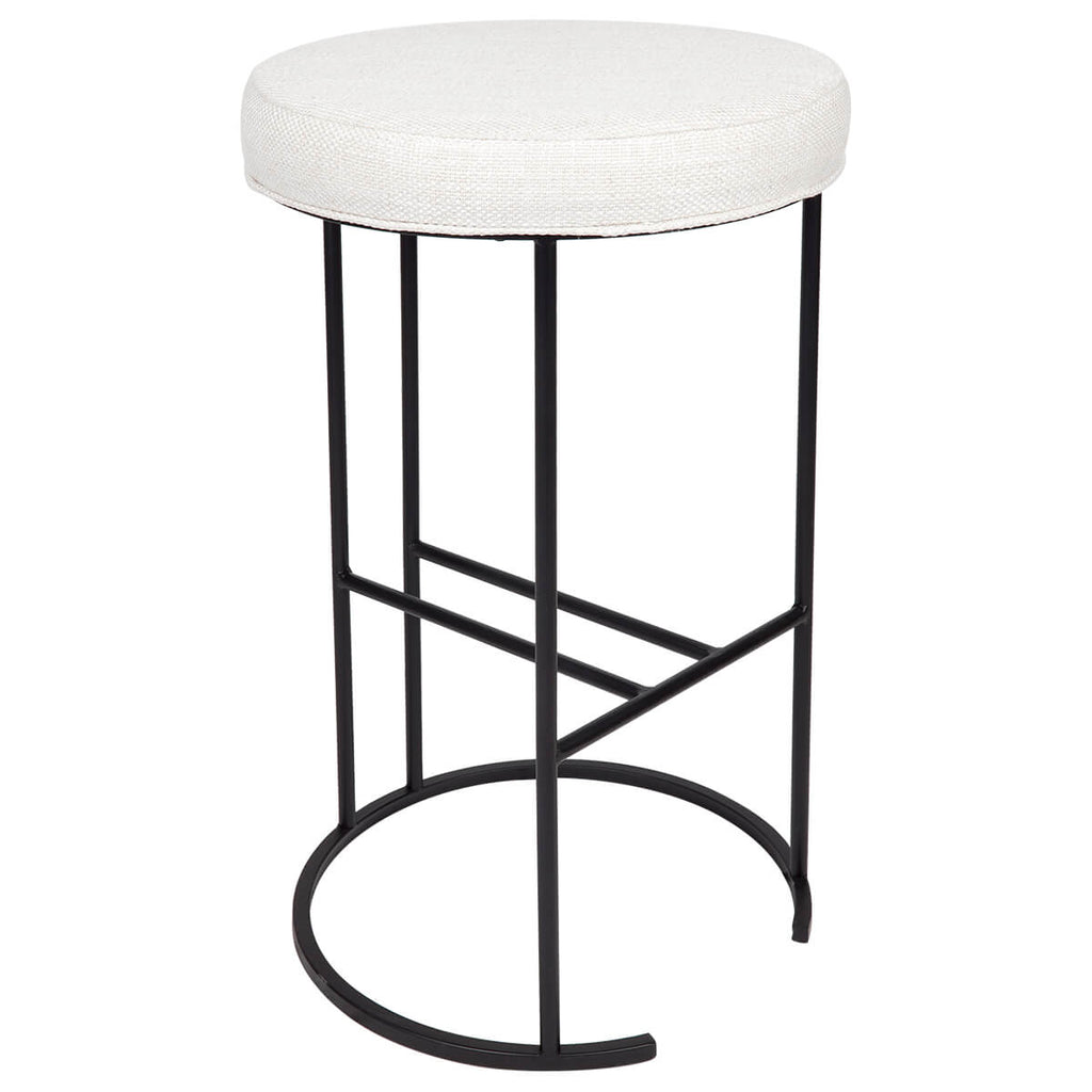 Conondale | Contemporary Metal Fabric Bar Stools