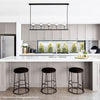 Corindi | Metal Modern Fabric Bar Stools