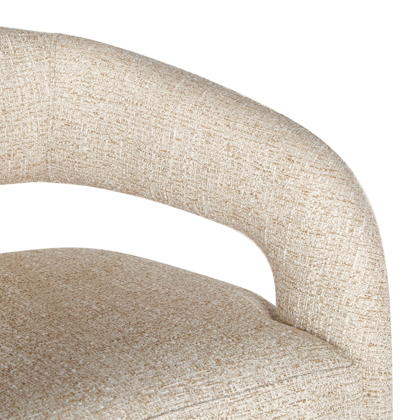 Cottesloe | Modern Coastal Beige Grey Dining Chairs With Arms | Beige