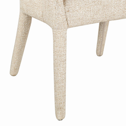 Cottesloe | Modern Coastal Beige Grey Dining Chairs With Arms | Beige