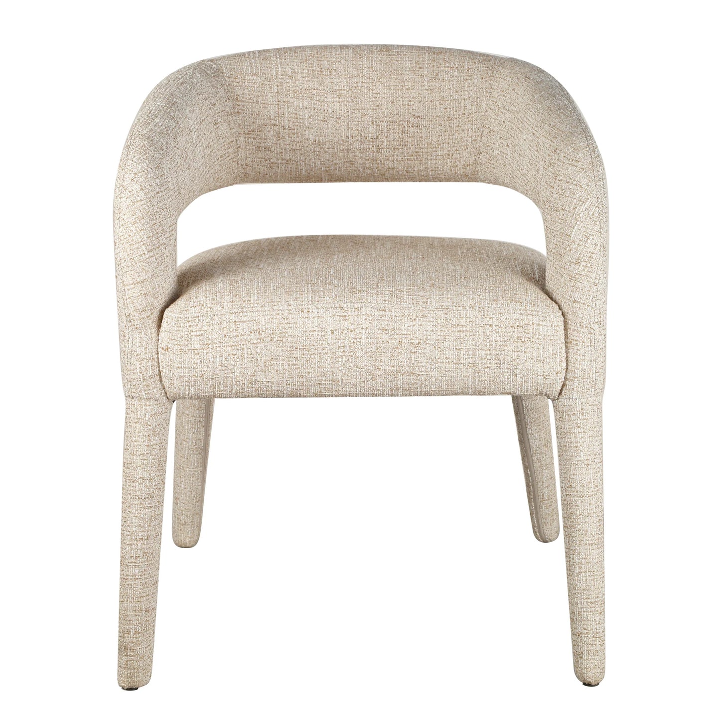 Cottesloe | Modern Coastal Beige Grey Dining Chairs With Arms | Beige