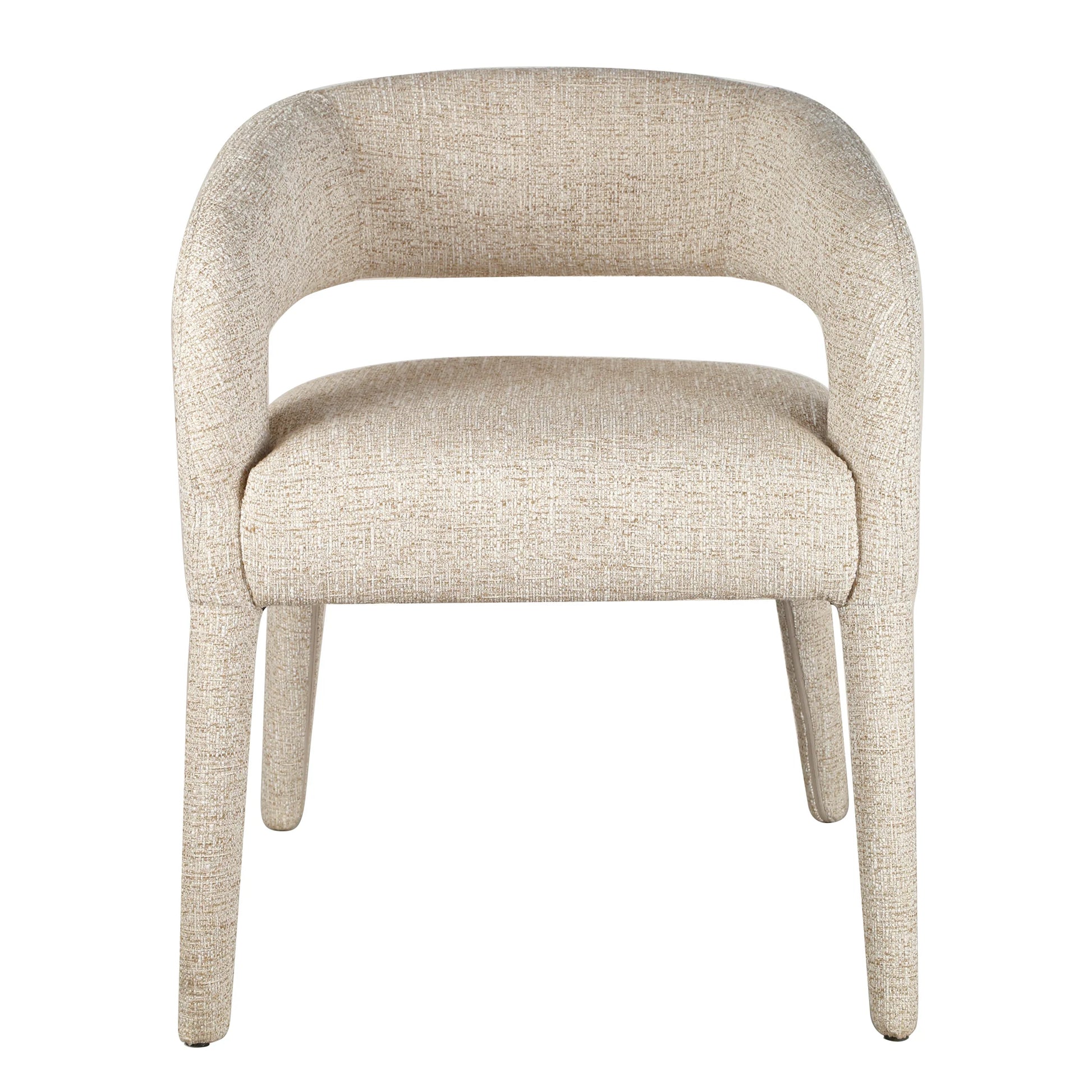 Cottesloe | Modern Coastal Beige Grey Dining Chairs With Arms | Beige