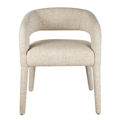 Cottesloe | Modern Coastal Beige Grey Dining Chairs With Arms | Beige