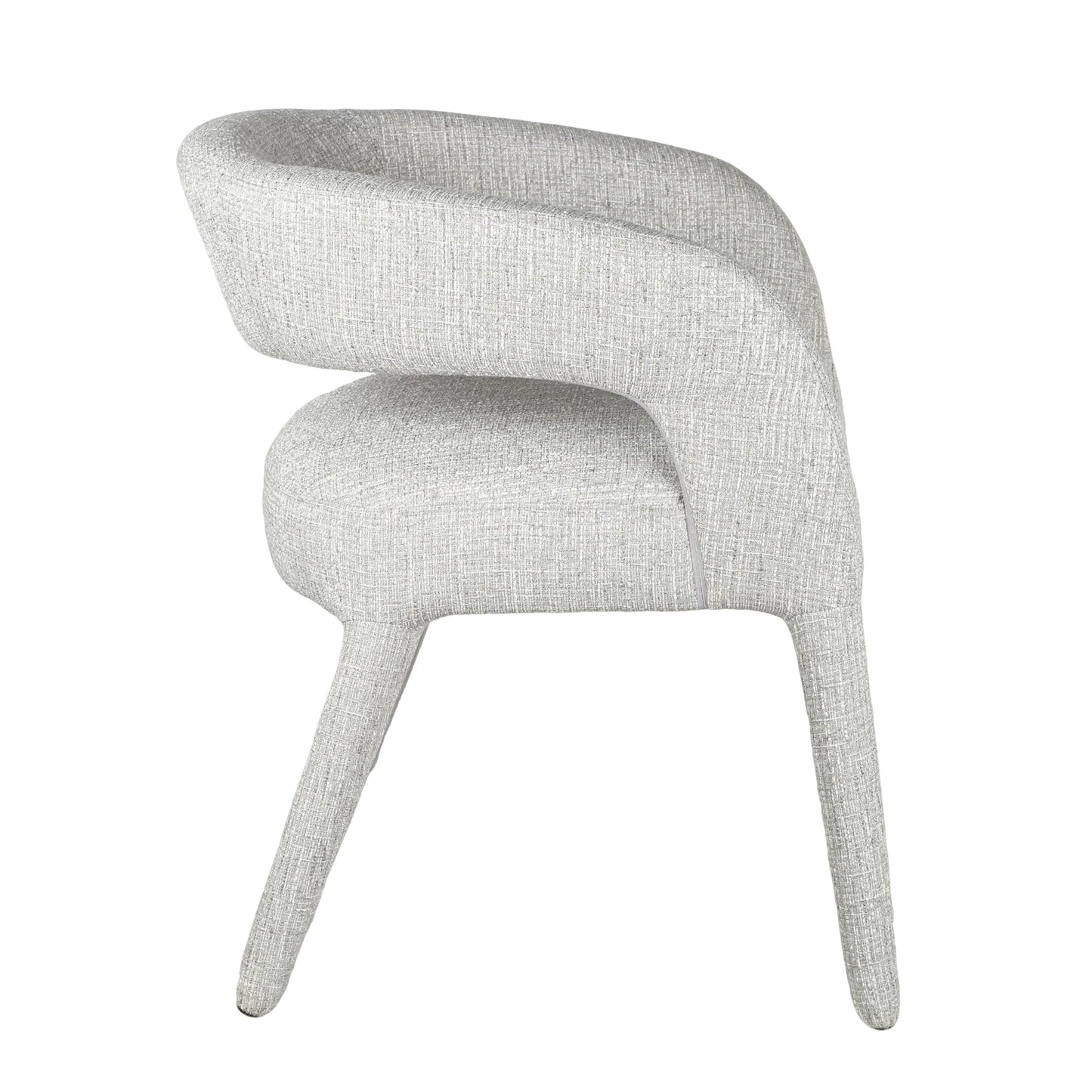Cottesloe | Modern Coastal Beige Grey Dining Chairs With Arms | Grey