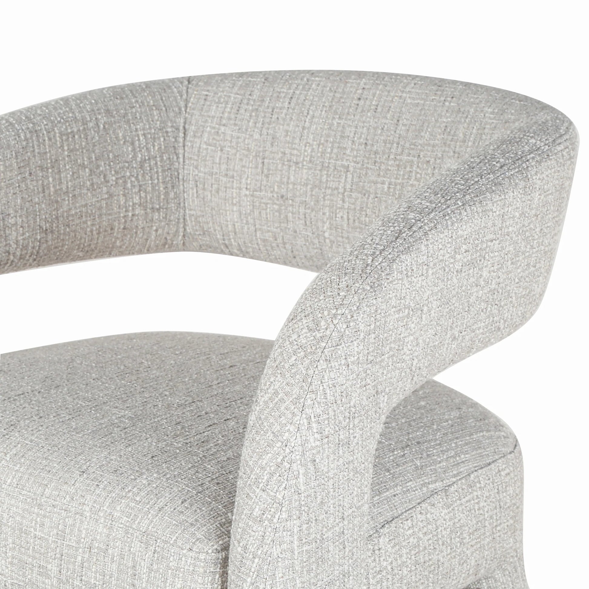 Cottesloe | Modern Coastal Beige Grey Dining Chairs With Arms | Grey