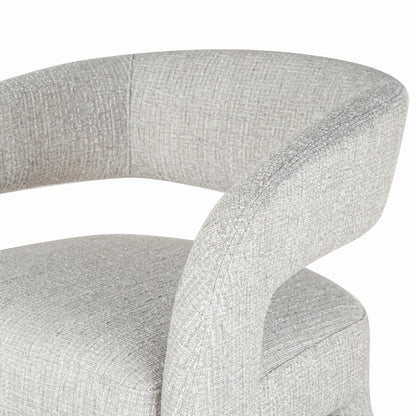 Cottesloe | Modern Coastal Beige Grey Dining Chairs With Arms | Grey
